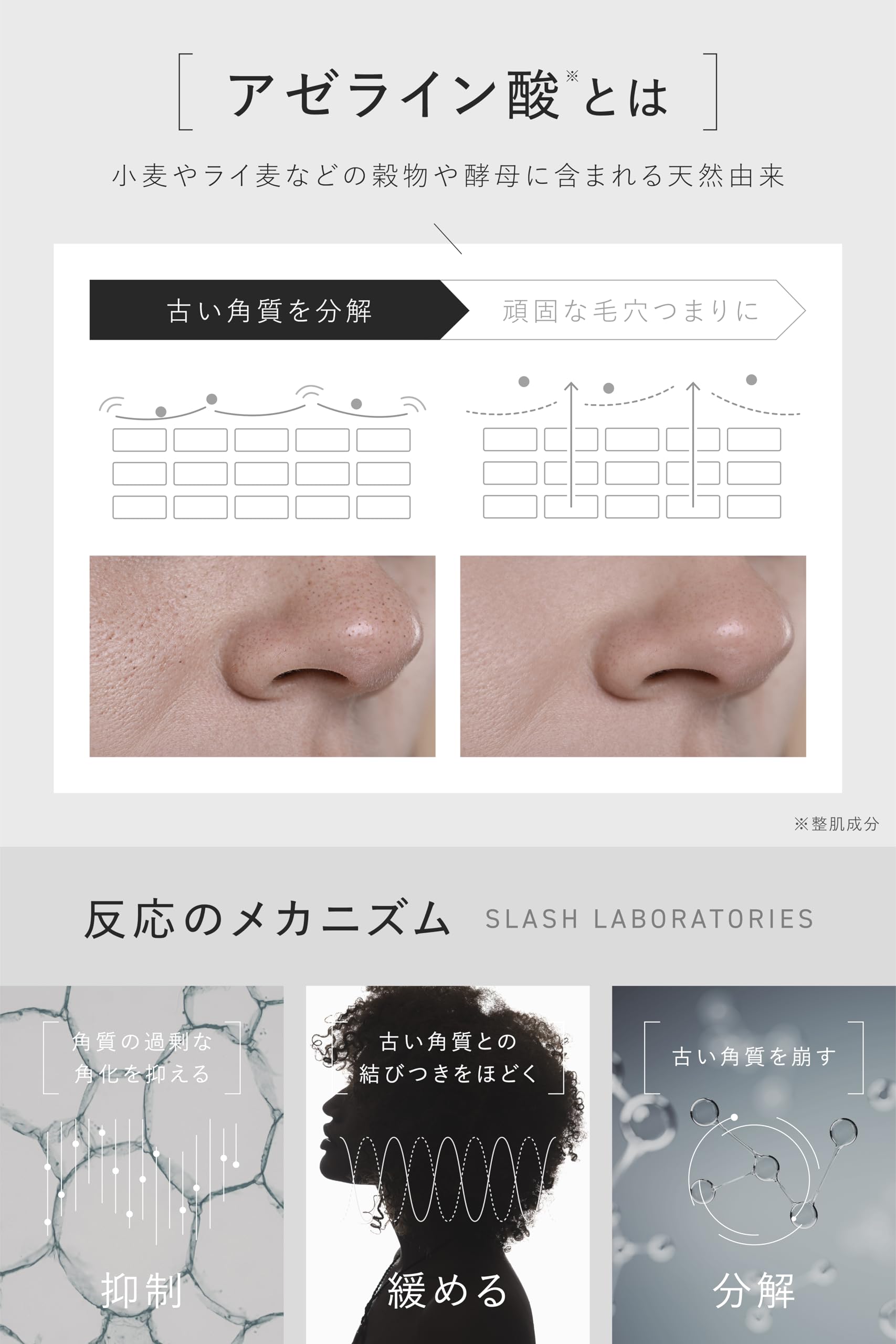 Amazon | SLASH スラッシュ ピーリングジェル 角質取り 顔 アゼライン